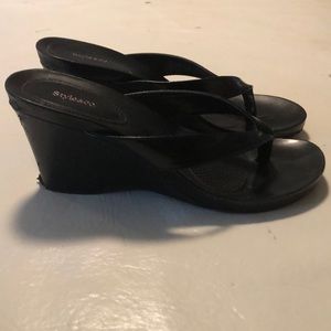 Style&Co. black wedge sandal
